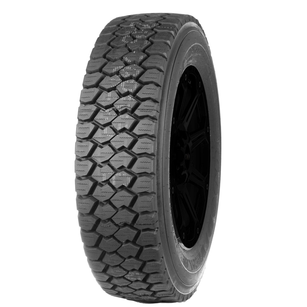 Goodyear G622 RSD 245/70R19.5 Tire - Front Tread Profile View