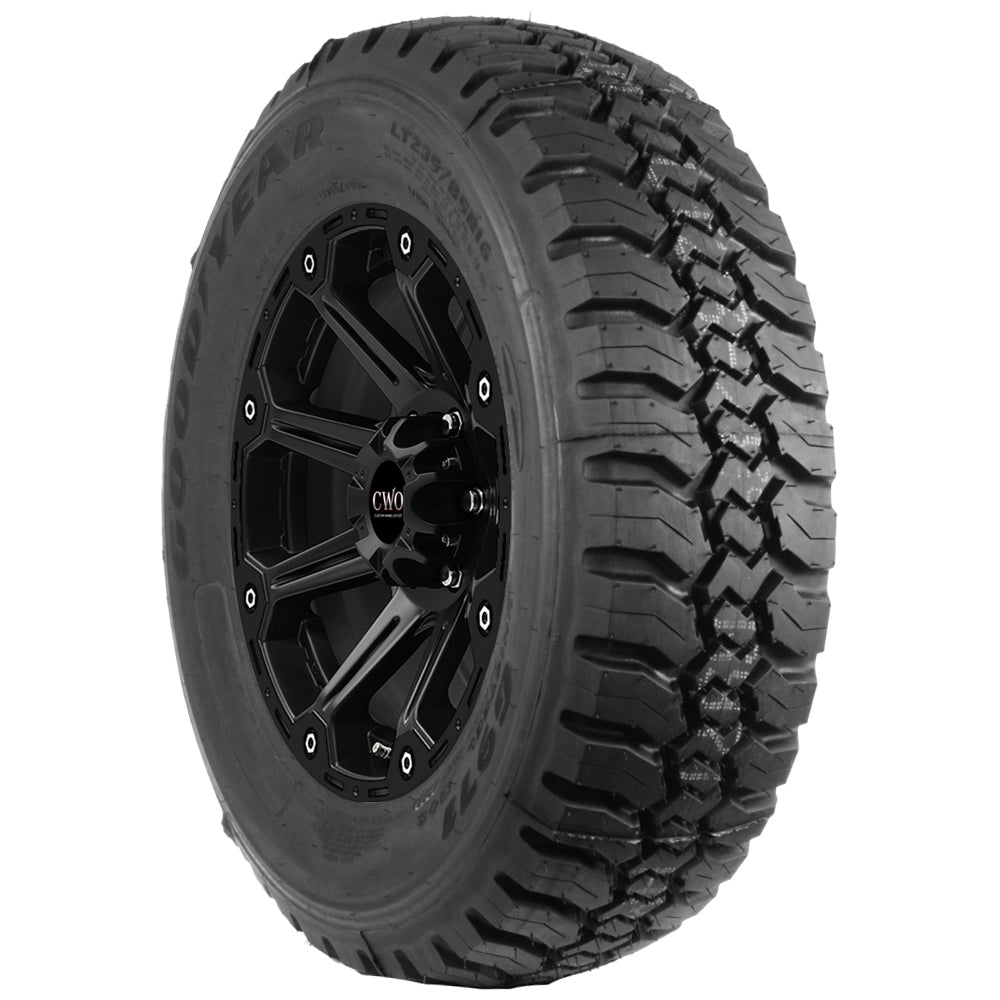 Goodyear G971 SS Drive LT235/85R16 Tire - Front Tread Profile View