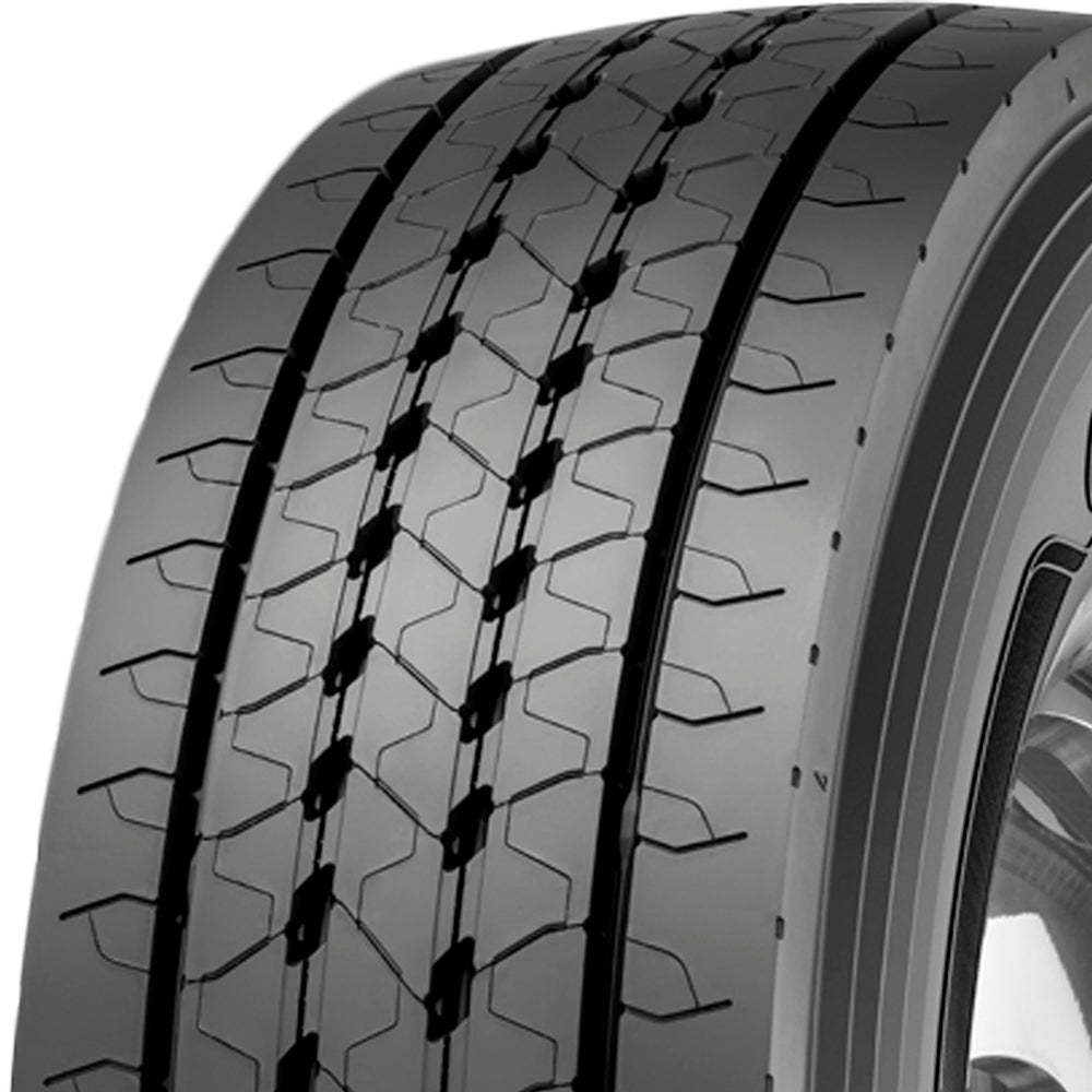 Goodyear Kmax S Gen2 265/70R19.5 Tire - Three-Quarter Tread & Sidewall Angle View