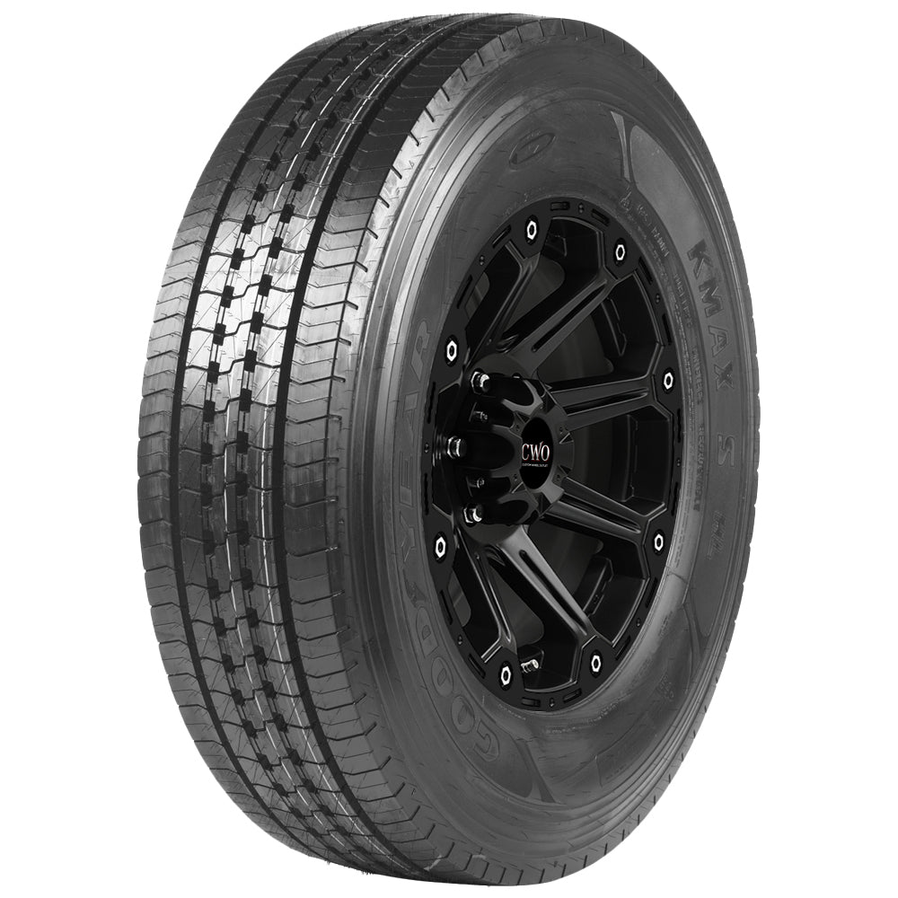 Goodyear Kmax S 265/70R19.5 Tire - Front Tread Profile View