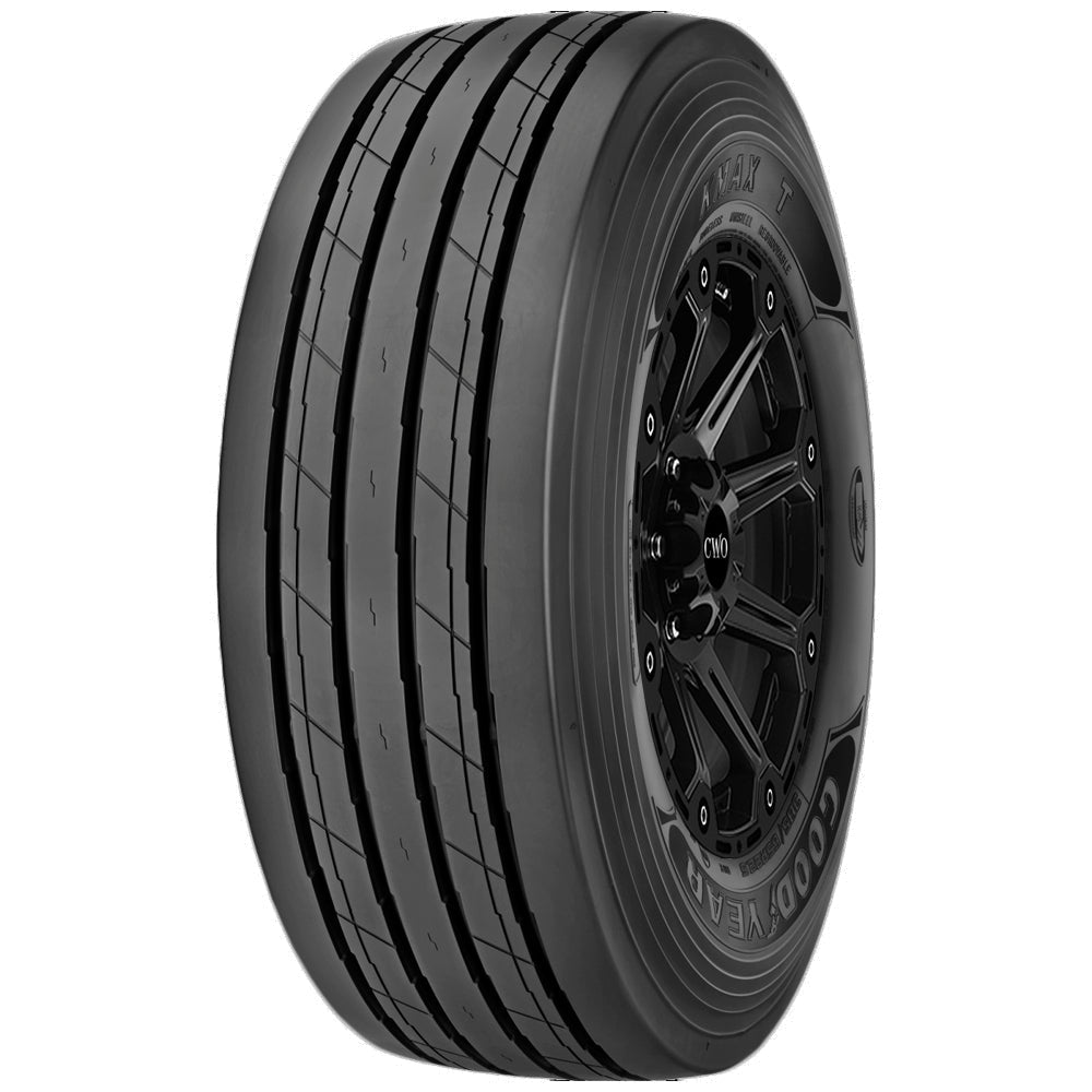 Goodyear Kmax T Ultra Metro 285/70R19.5 Tire - Front Tread Profile View