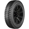 Goodyear RangeMax RTD 245/70R19.5 Tire - Front Tread Profile View
