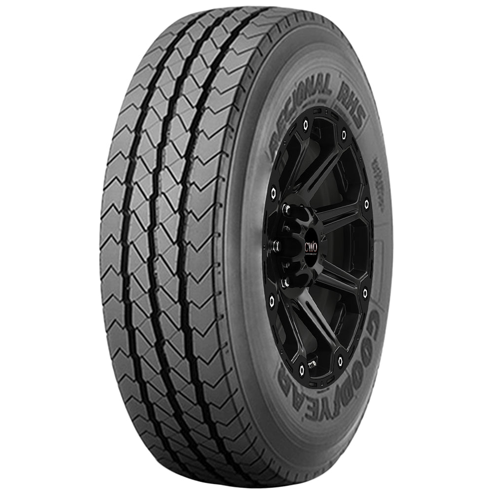 Goodyear Regional RHS 235/75R17.5 Tire - Front Tread Profile View