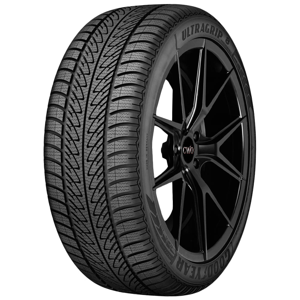 Goodyear Ultra Grip 8 Performance 285/45R20 Tire - Front Tread Profile View