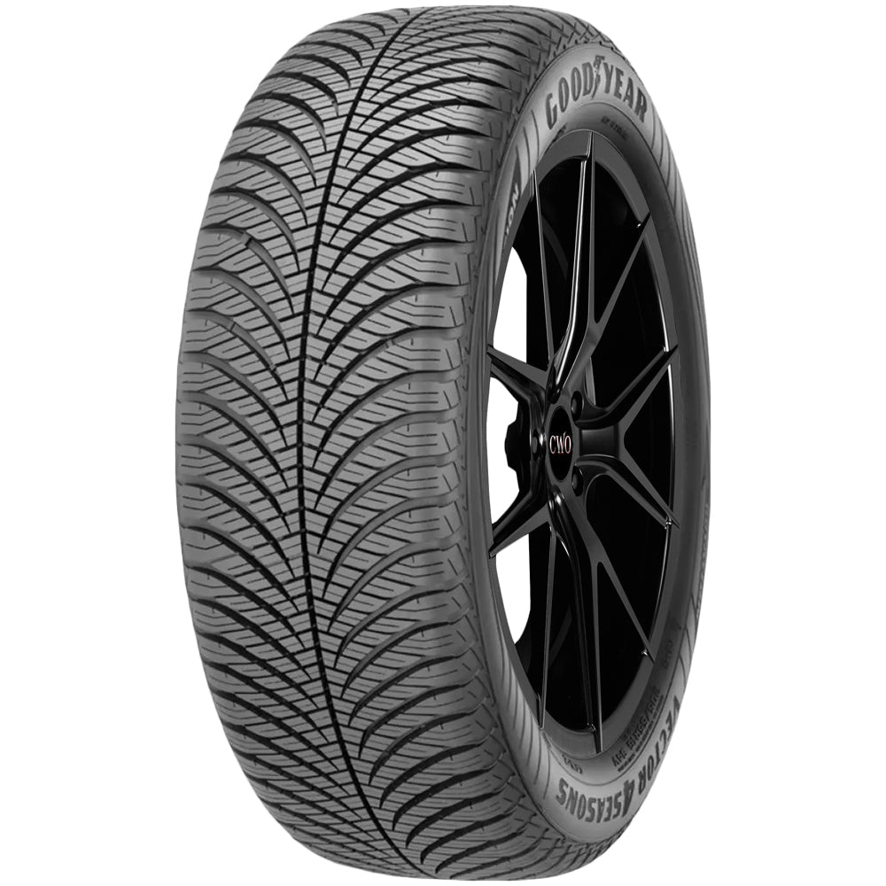 Goodyear Vector 4 Seasons 225/55R17C Tire - Front Tread Profile View