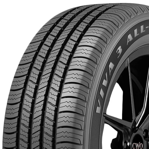 Goodyear Viva 3 All Season 245/50R20 Tire - Three-Quarter Tread & Sidewall Angle View