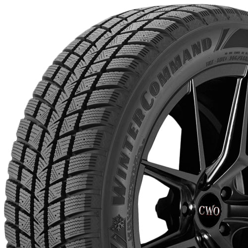 Goodyear Winter Command 225/60R18 Tire - Three-Quarter Tread & Sidewall Angle View