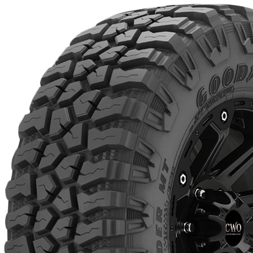 Goodyear Wrangler Boulder MT LT295/60R20 Tire - Three-Quarter Tread & Sidewall Angle View