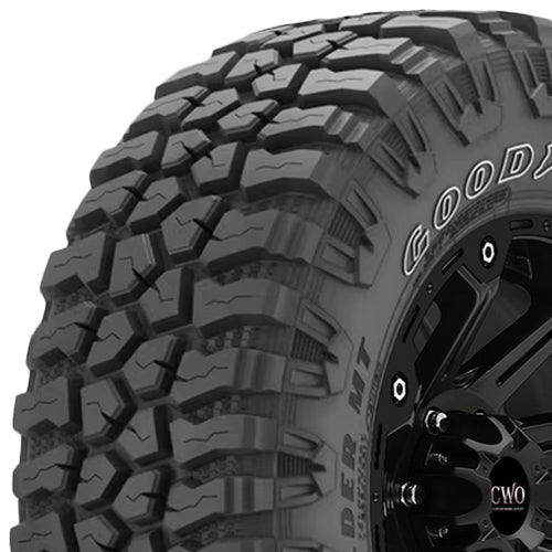 Goodyear Wrangler Boulder MT 33x12.50R15LT Tire - Three-Quarter Tread & Sidewall Angle View