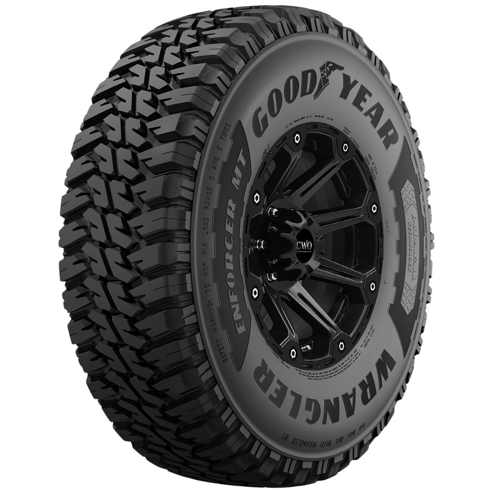 Goodyear Wrangler Enforcer MT 37x12.50R16.5LT Tire - Front Tread Profile View