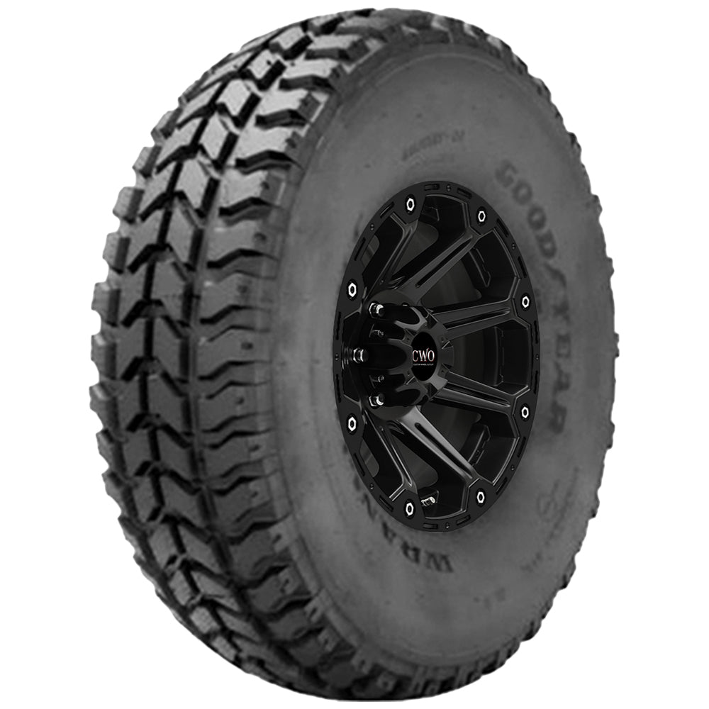 Goodyear Wrangler MT 37x12.50R16.5LT Tire - Front Tread Profile View