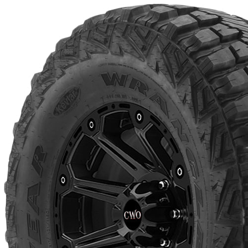 Goodyear Wrangler MT/R w/Kevlar 37x12.50R16 Tire - Three-Quarter Tread & Sidewall Angle View