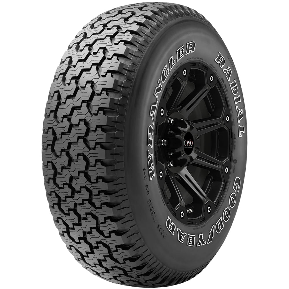 Goodyear Wrangler Radial P235/75R15 Tire - Front Tread Profile View
