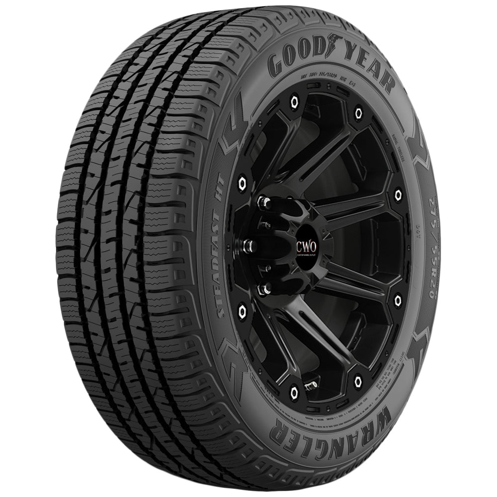 Goodyear Wrangler Steadfast HT 235/55R20 Tire - Front Tread Profile View