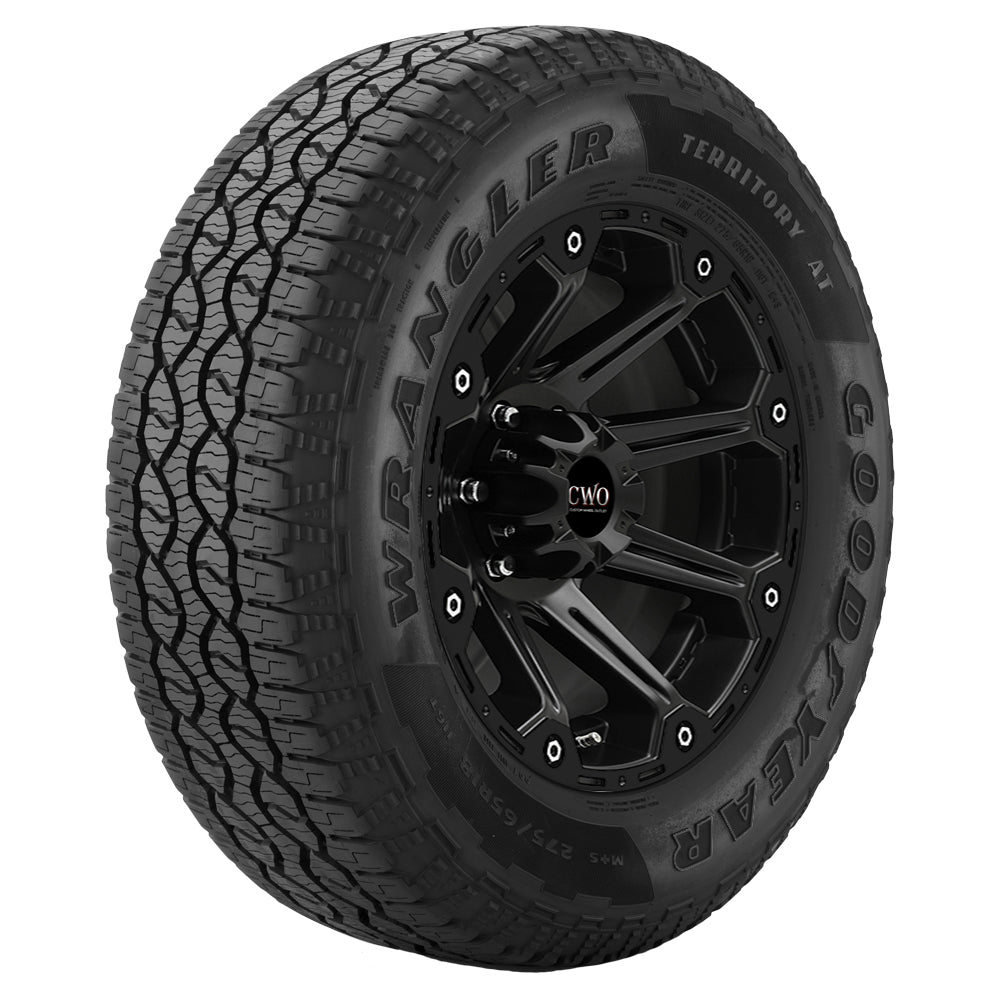 Goodyear Wrangler Territory AT 255/70R17 Tire - Front Tread Profile View