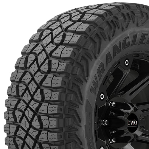 Goodyear Wrangler Territory RT LT285/70R17 Tire - Three-Quarter Tread & Sidewall Angle View