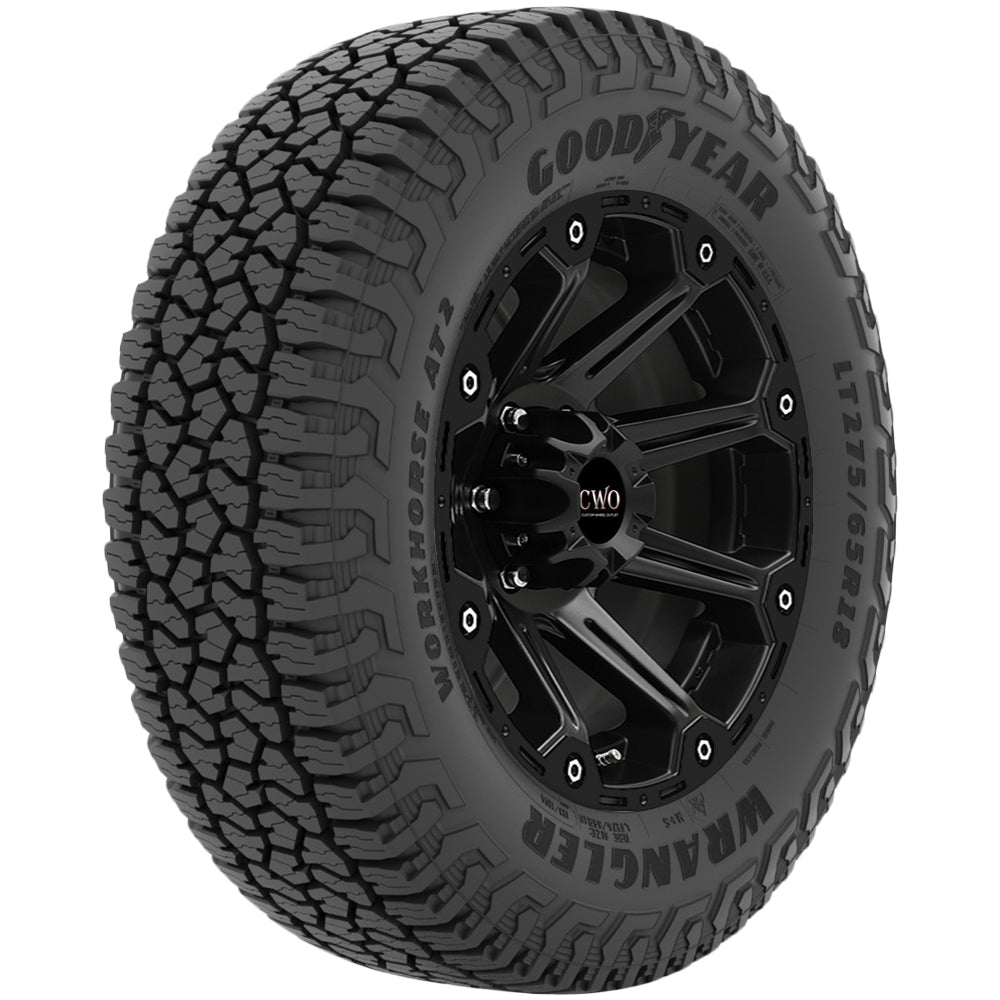 Goodyear Wrangler Workhorse AT2 LT225/75R16 Tire - Front Tread Profile View