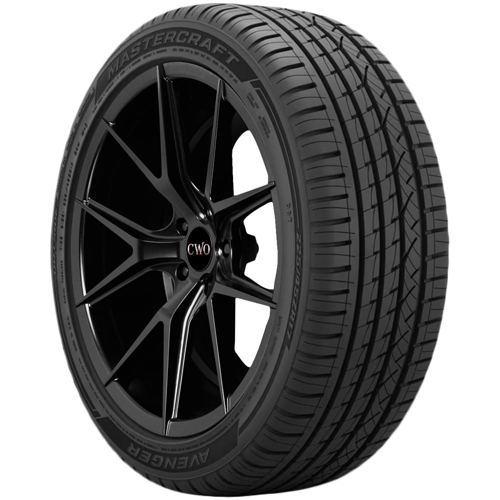 Mastercraft Avenger 235/40ZR18 Tire - Front Tread Profile View