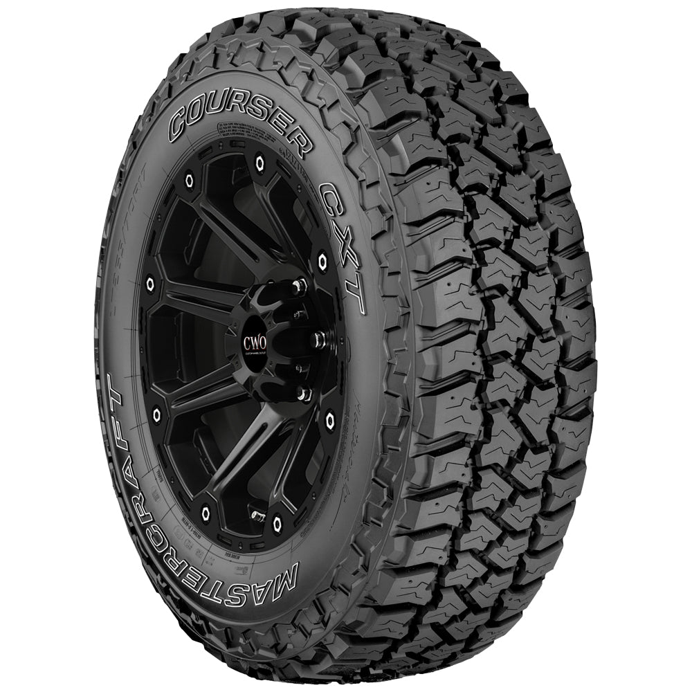 Mastercraft Courser CXT LT295/70R17 Tire - Front Tread Profile View