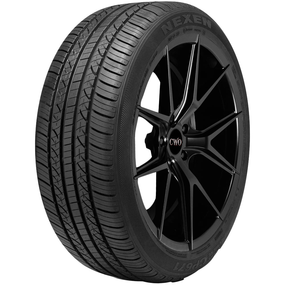 Nexen CP671 225/45R17 Tire - Front Tread Profile View