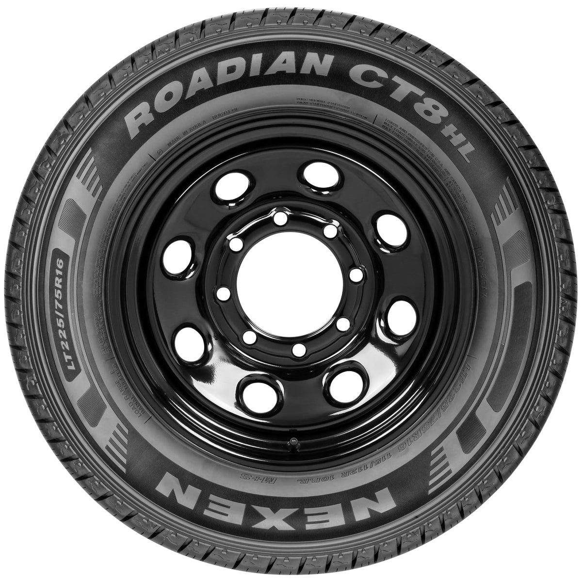 Nexen Roadian CT8 225/75R16C Tire - Sidewall & Rim Protector Detail