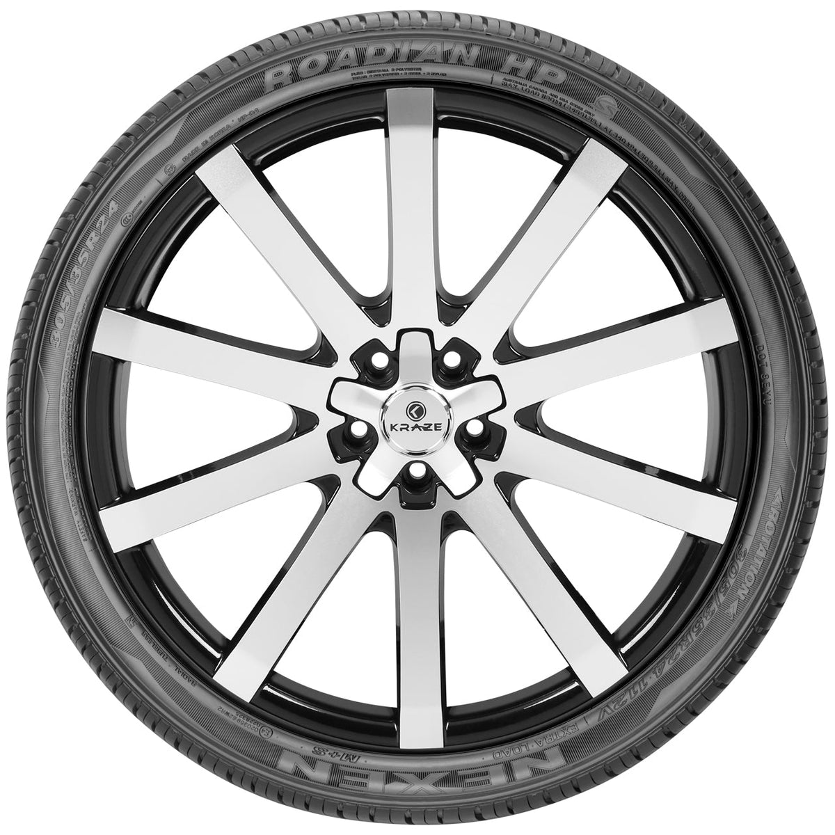 Nexen Roadian HP 275/45R20 Tire - Sidewall & Rim Protector Detail