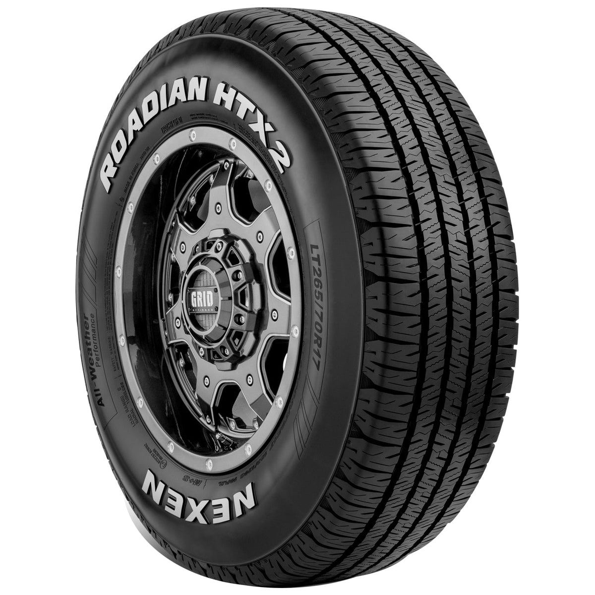 Nexen Roadian HTX 2 265/70R16 Tire - Tread Grooves & Siping Detail