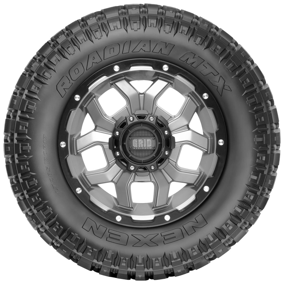 Nexen Roadian MTX LT315/70R17 Tire - Sidewall & Rim Protector Detail