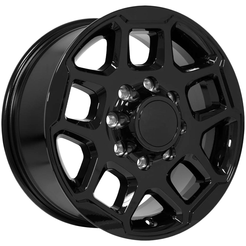 OE Wheels DG78 18x8 Gloss Black - Face Wheel Rim View