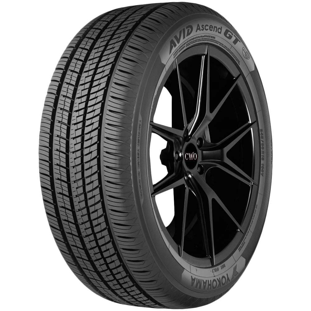 Yokohama Avid Ascend GT 195/60R15 Tire - Front Tread Profile View