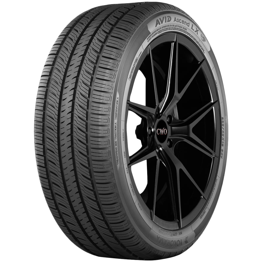 Yokohama Avid Ascend LX 195/60R15 Tire - Front Tread Profile View