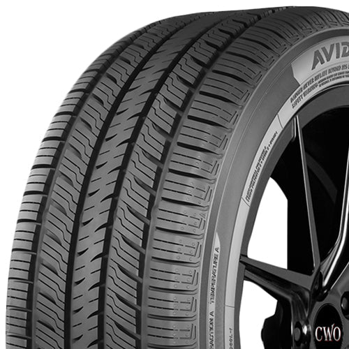 Yokohama Avid Ascend LX 195/60R15 Tire - Three-Quarter Tread & Sidewall Angle View